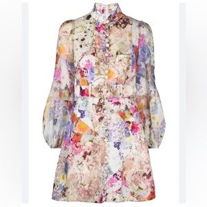 Zimmermann Prima Belted Mini Dress Size 0